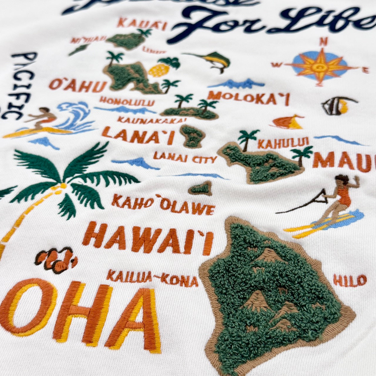 ハワイアンデザイントレーナー スウェット フララニハワイ