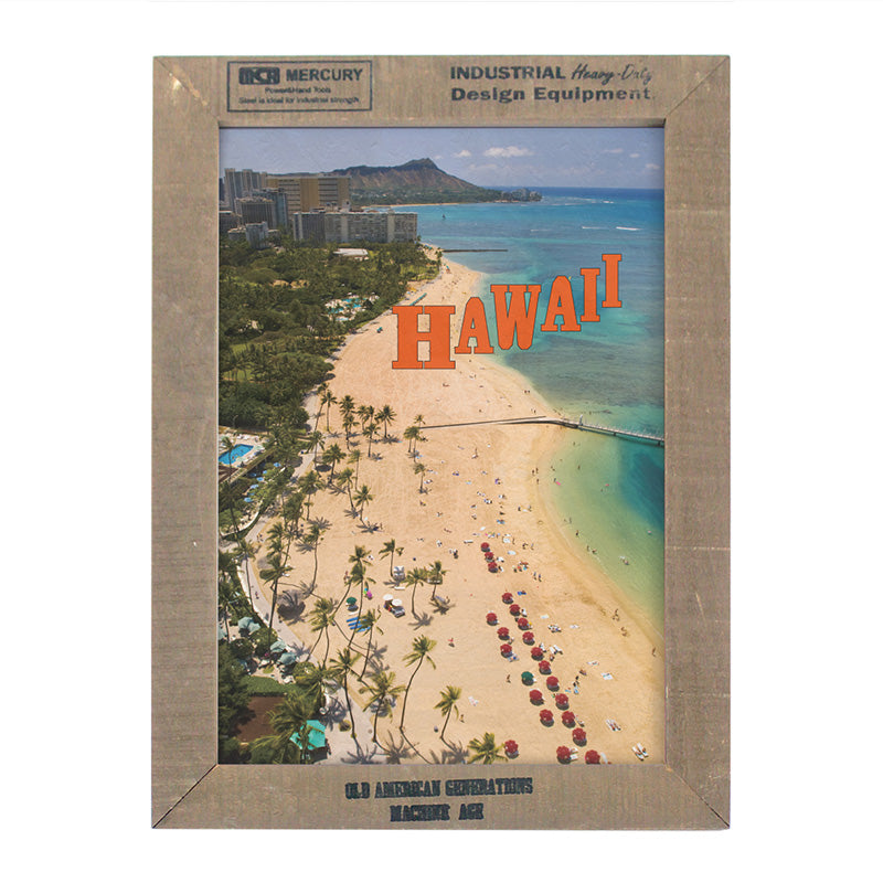 ハワイの写真ポスター 海の景色