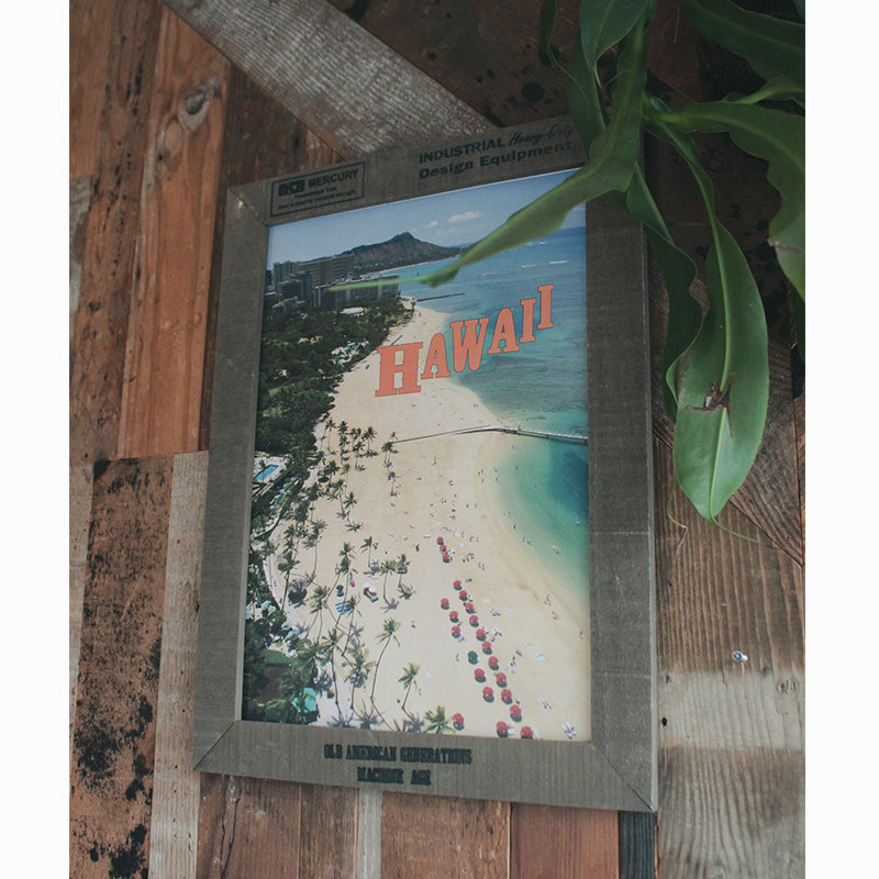 ワイキキビーチ レトロフォトポスター