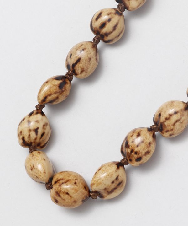 ククイナッツ レイ ネックレス｜タイガー模様｜ハワイ フラ