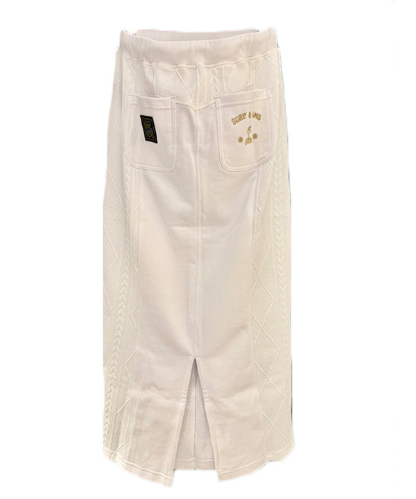 HAWAIIAN SURF ＆ PALM SKIRT　WHITE