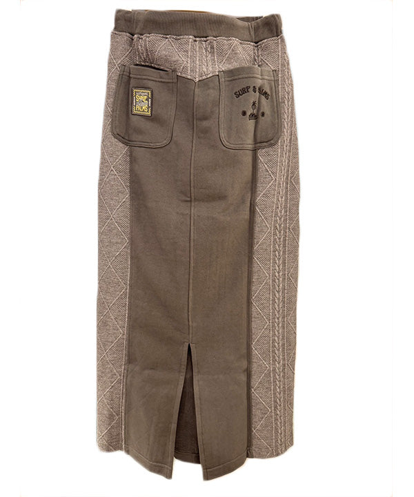 HAWAIIAN SURF ＆ PALM SKIRT　CHARCOAL