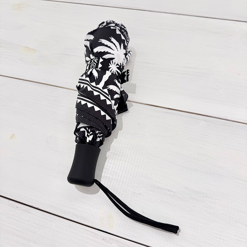 ハワイアン柄 折りたたみ傘 コンパクト 軽量 携帯用 UVカット 晴雨兼用