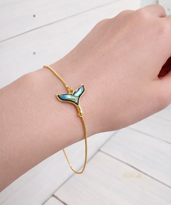 ホエールテールモチーフのハワイアンブレスレット アクセサリー