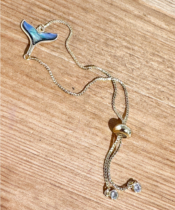 ホエールテールモチーフのハワイアンブレスレット アクセサリー