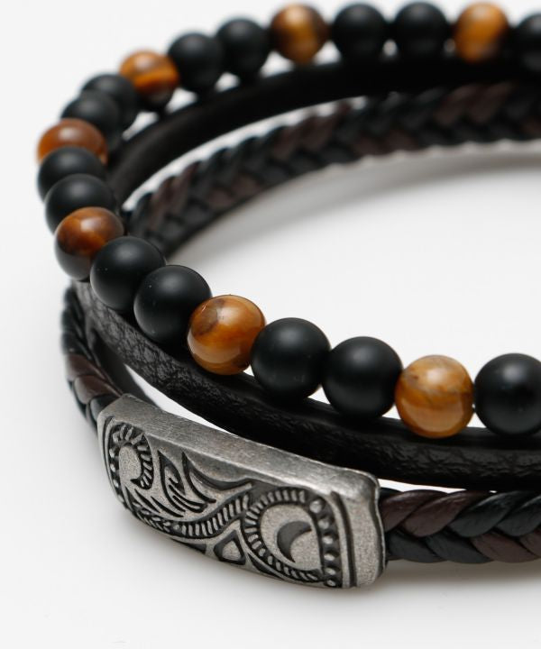 ハワイアンデザインブレスレット 男性用