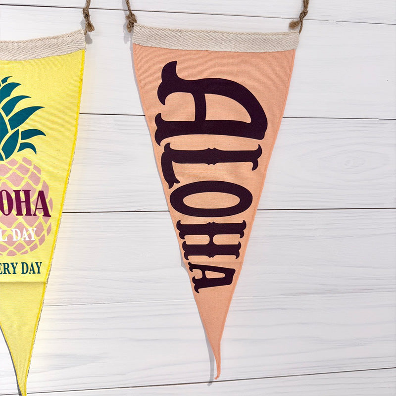 ハワイアン雑貨 壁かけフラッグ
