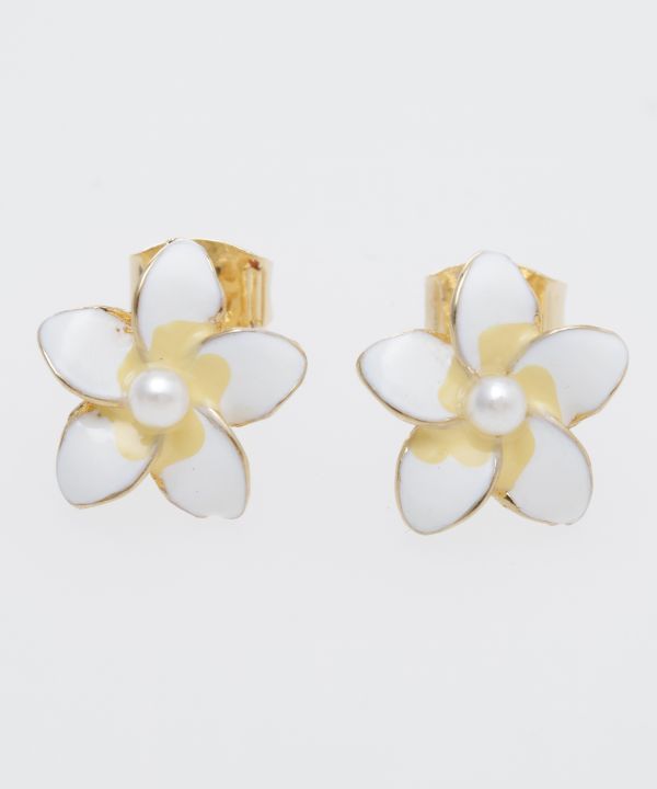 プルメリアの花びら ピアス
