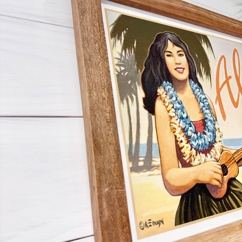 ハワイアンアートパネル ポスターフレーム