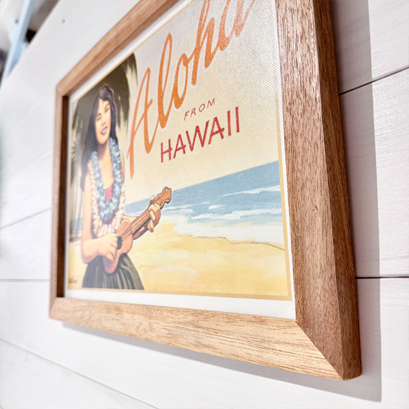 ハワイアンアートパネル ポスターフレーム
