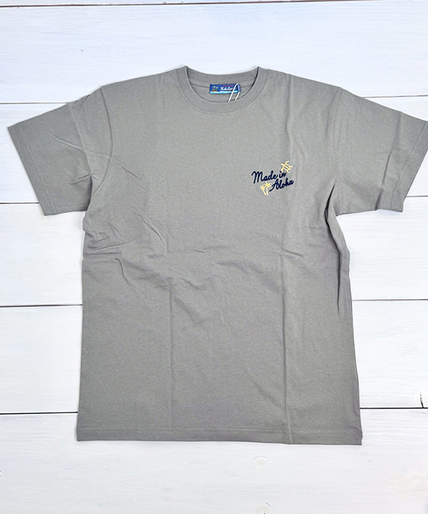 ハワイ ウミガメ ホヌ デザイン 半袖Tシャツ ホワイト フララニ ハワイアンTシャツ