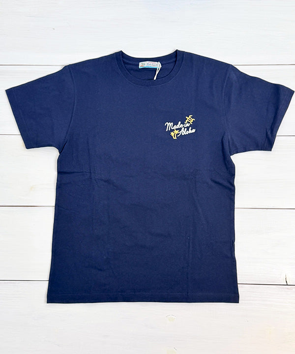 ハワイ ウミガメ ホヌ デザイン 半袖Tシャツ ホワイト フララニ ハワイアンTシャツ