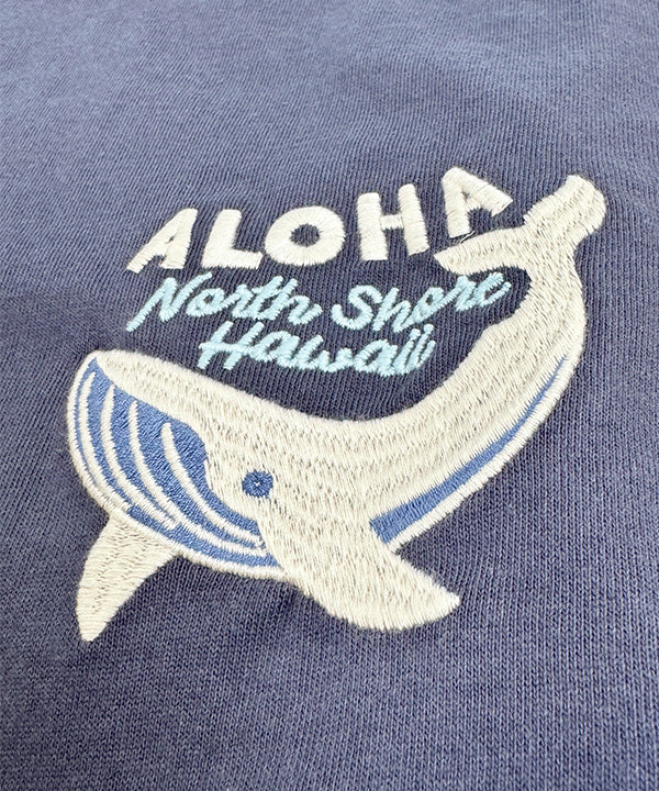 ハワイアンTシャツ フララニハワイ ユニセックスサイズ 刺繍