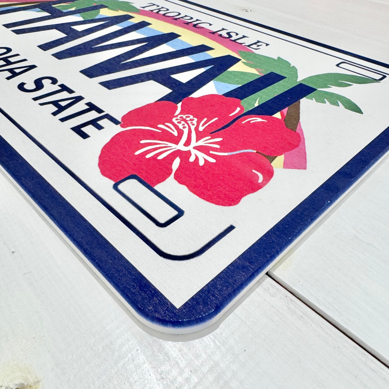 ハワイアン珪藻土マット ハイビスカス