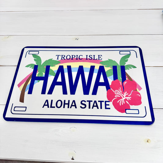 ハワイアン珪藻土マット ハイビスカス