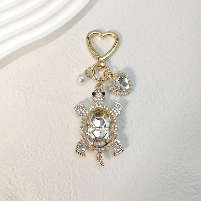 ウミガメのキーホルダー ジュエリー調