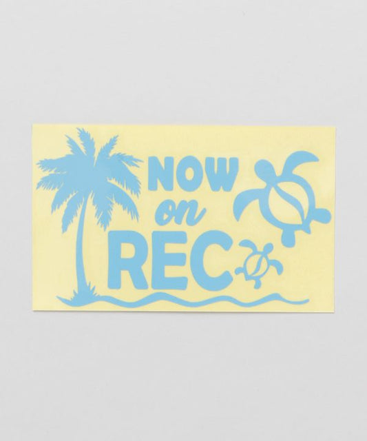 ハワイアンステッカー 海亀 REC
