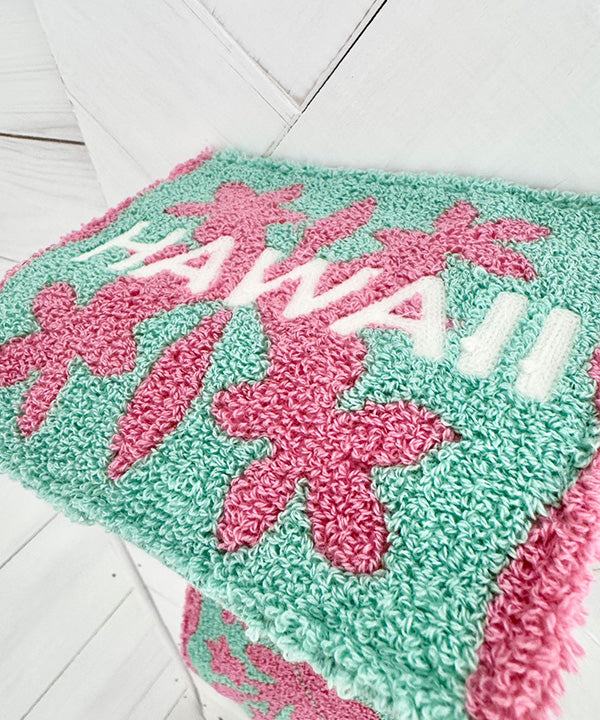 トイレットペーパーホルダー／ハワイアンキルト／刺しゅう／トイレインテリア