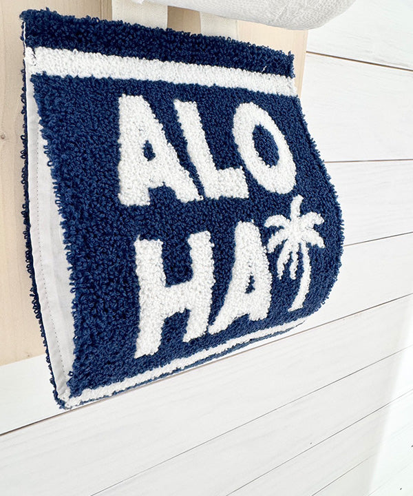 ハワイアン ワーゲンバス ロールペーパーホルダー ALOHA 刺しゅう