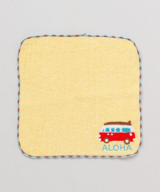 HAWAIIAN EMBROIDERY HAND TOWEL 　BUS