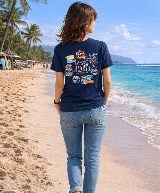 HULA LANI HAWAII Tシャツ ユニセックス 男女兼用 ALOHA ホヌ