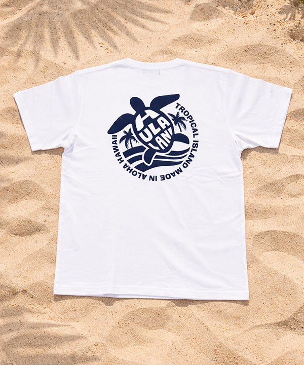 HULA LANI ウミガメロゴ ハワイアンTシャツ