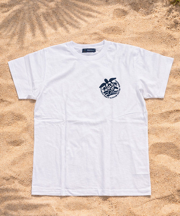 HULA LANI ウミガメロゴ ハワイアンTシャツ