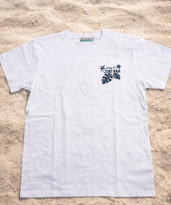 ハワイアン トロピカルデザイン 半袖Tシャツ 夏 海