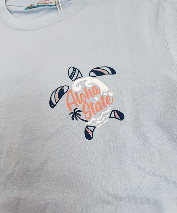 アロハステート ホヌプリントTシャツ｜ハワイアン サーフカジュアル