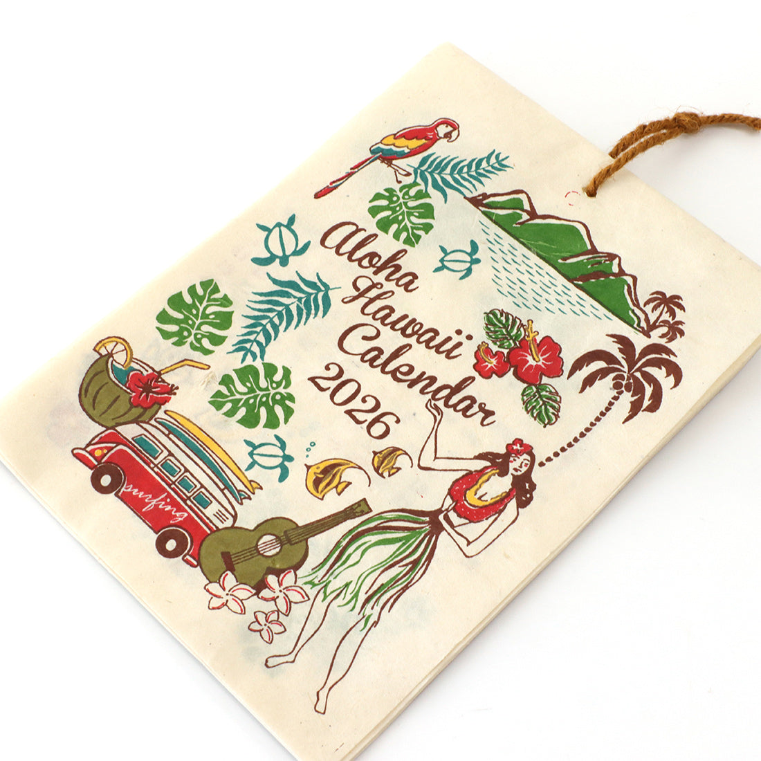 ハワイアンカレンダー ミニサイズ フラガール