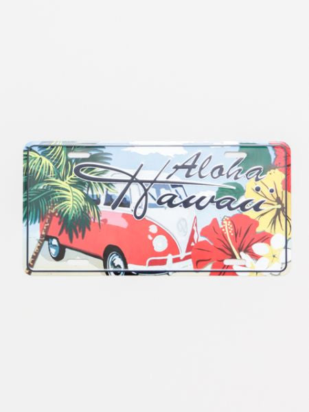 ナンバープレート看板 ハワイアン