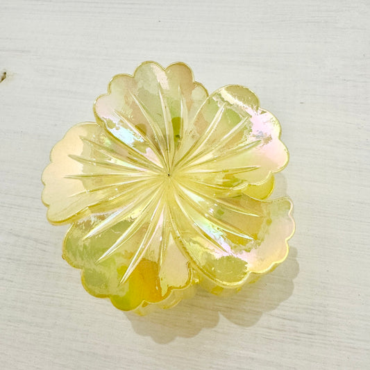 HAWAIIAN SHINE HIBISCUS BARRETTE　YELLOW