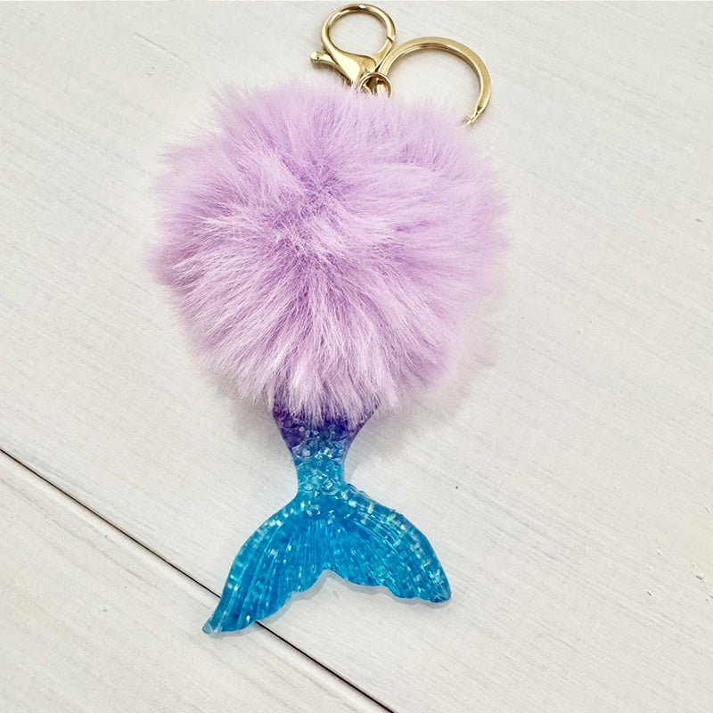 ハワイアンキーホルダー ボア 人魚