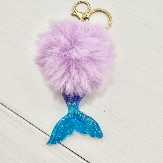 ハワイアンキーホルダー ボア 人魚