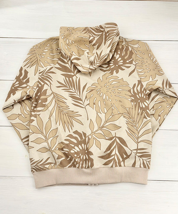 ハワイアンデザインパーカー フラダンス