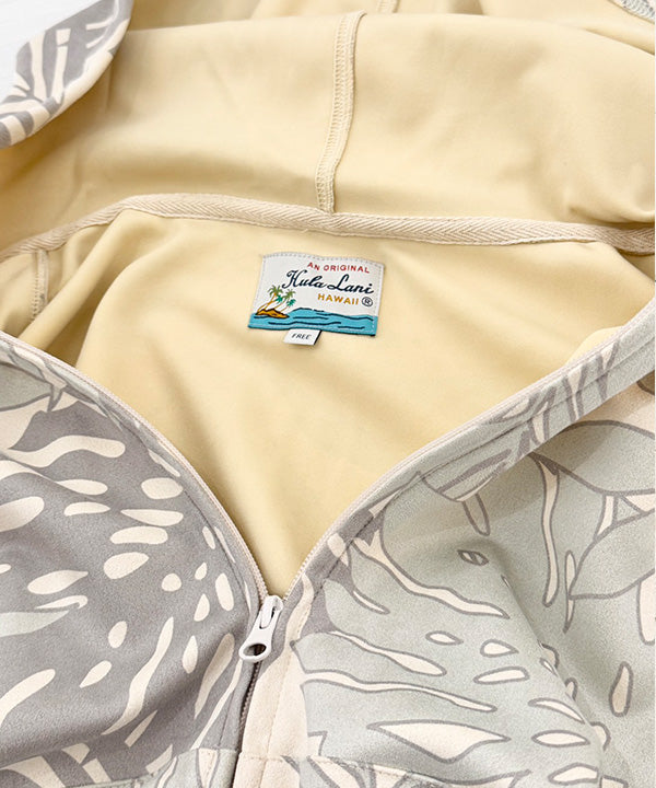 ハワイアンデザインパーカー ジップパーカー