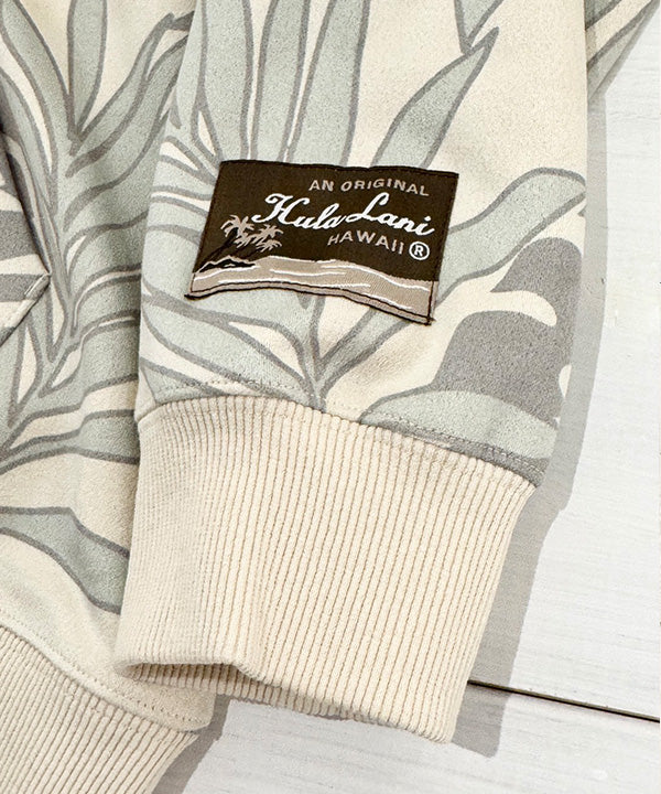 ハワイアンデザインパーカー ジップパーカー