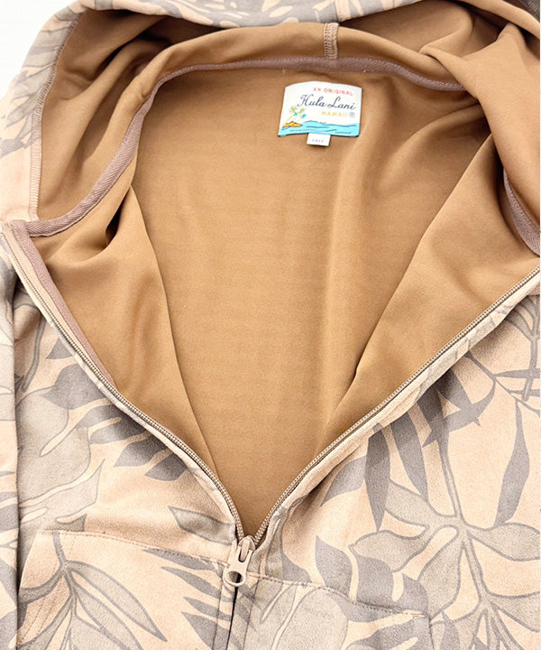 フララニハワイ レディースジップパーカー