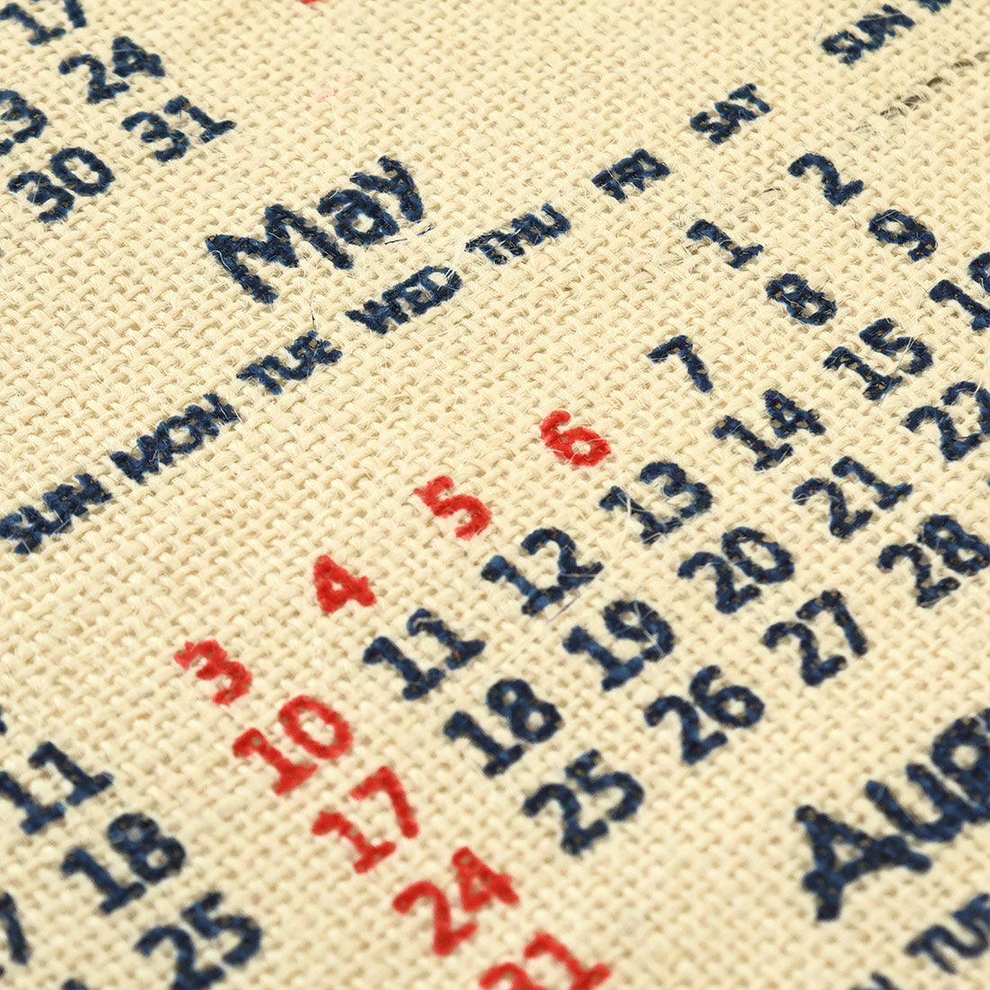 HAWAIIAN JUTE CALENDAR 2026　HONU WAVE