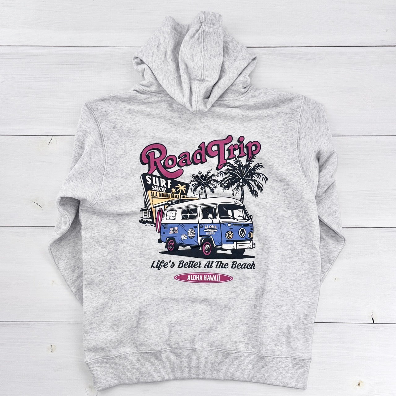 フードパーカー ハワイアン ユニセックス フララニ