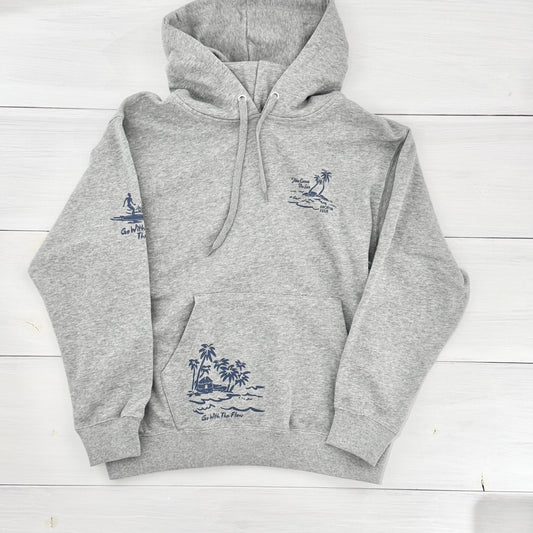 フードパーカー ハワイアン ユニセックス フララニ