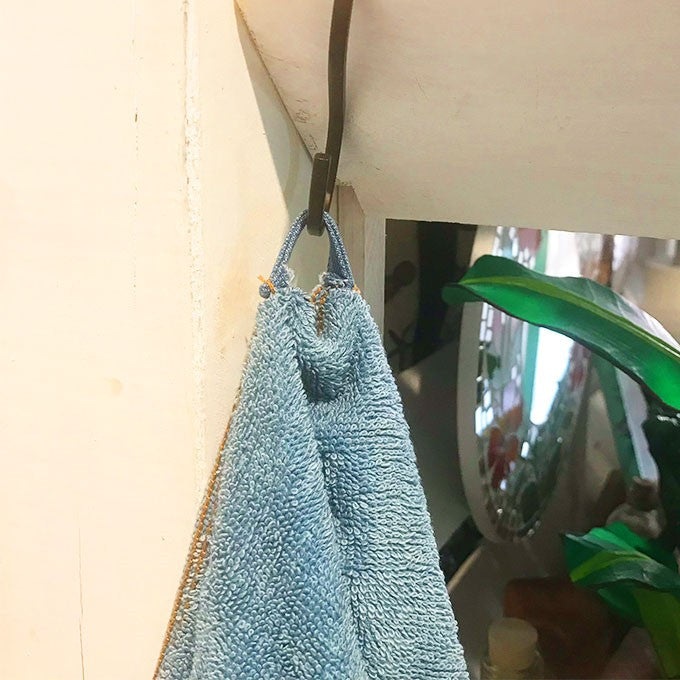 インディゴ染 フェイスタオル｜海を感じるブルー