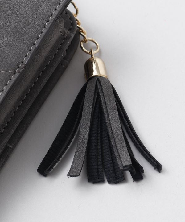 スマホケース ショルダーポーチ コンチョ付き