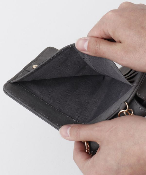 スマホケース ショルダーポーチ コンチョ付き