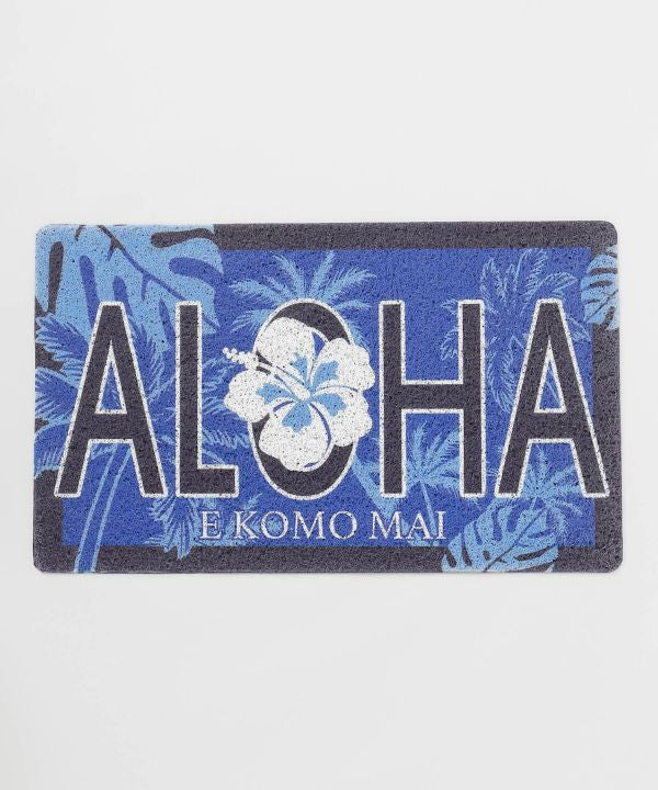 ハワイアン玄関マット おしゃれ ハイビスカス