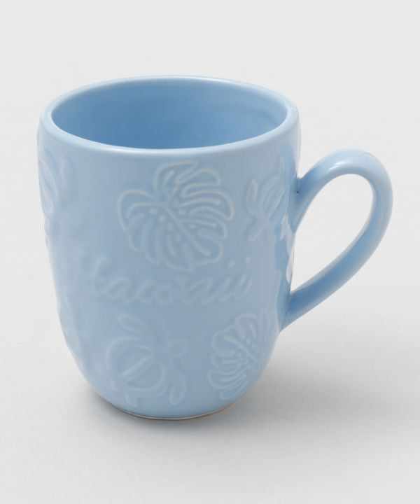 ハワイアンデザインマグカップ モンステラ柄 ホヌ