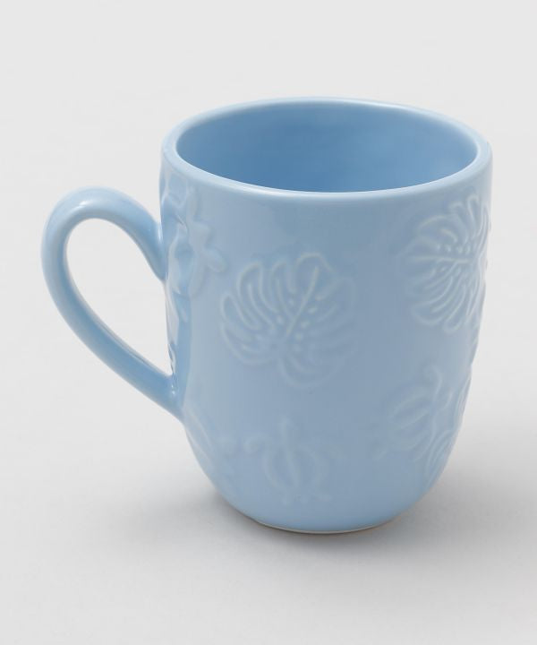 ハワイアンデザインマグカップ モンステラ柄 ホヌ