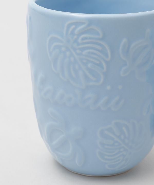 ハワイアンデザインマグカップ モンステラ柄 ホヌ