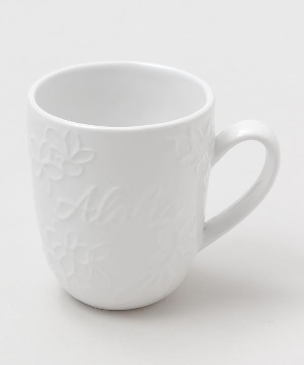 ハワイアンデザインマグカップ プルメリアの花びらデザイン