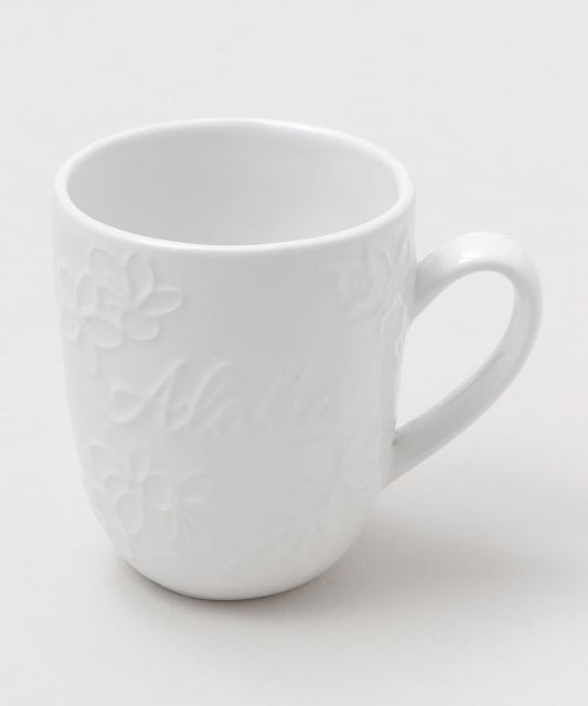 ハワイアンデザインマグカップ プルメリアの花びらデザイン